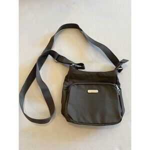 Baggallini Purse Joey Bagg Crossbody Bag Travel Lightweight - Gray Graphite
